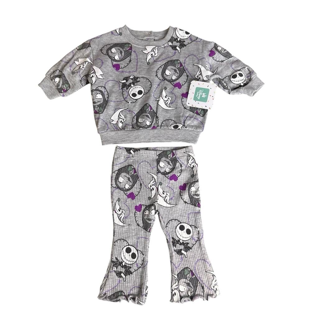 Disney The Nightmare Before Christmas Baby 0-3 Months 2 piece Outfit New
